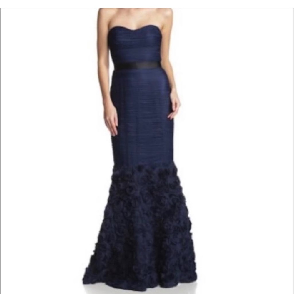 Beautiful size 16 navy blue gown